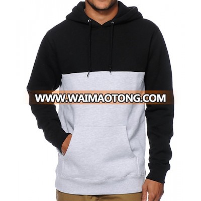 Mens Fashion Two Tone Style Hoodie