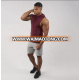 Sleeveless racerback muscle vest hoodie blank custom fitness thin hoodies for summer mens athletic tank top hoodie tshirt