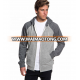 Custom zipper pocket stringer men 2 tone raglan sleeve hoodie mens male gym sports zip two color block hoodies cotton spandex